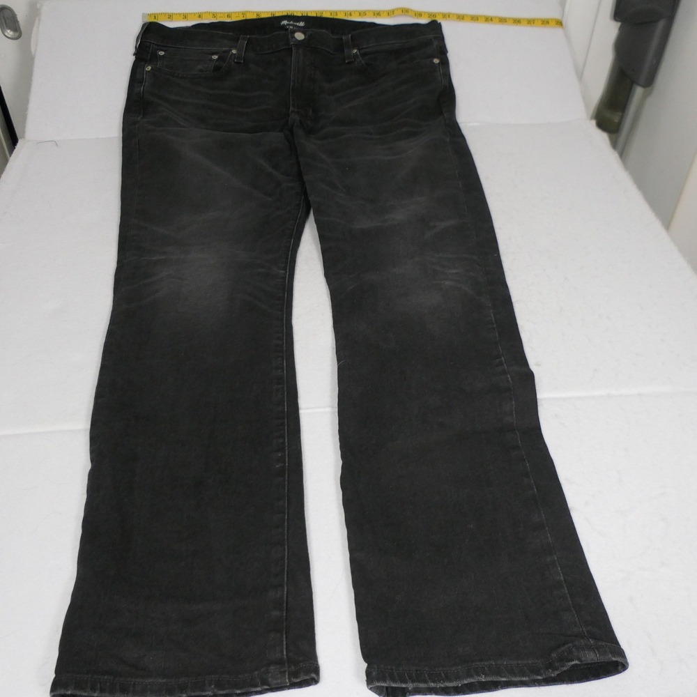 Madewell Mens Slim Jeans 38x34 Black Denim Minimalist Streetwear Casual Grunge